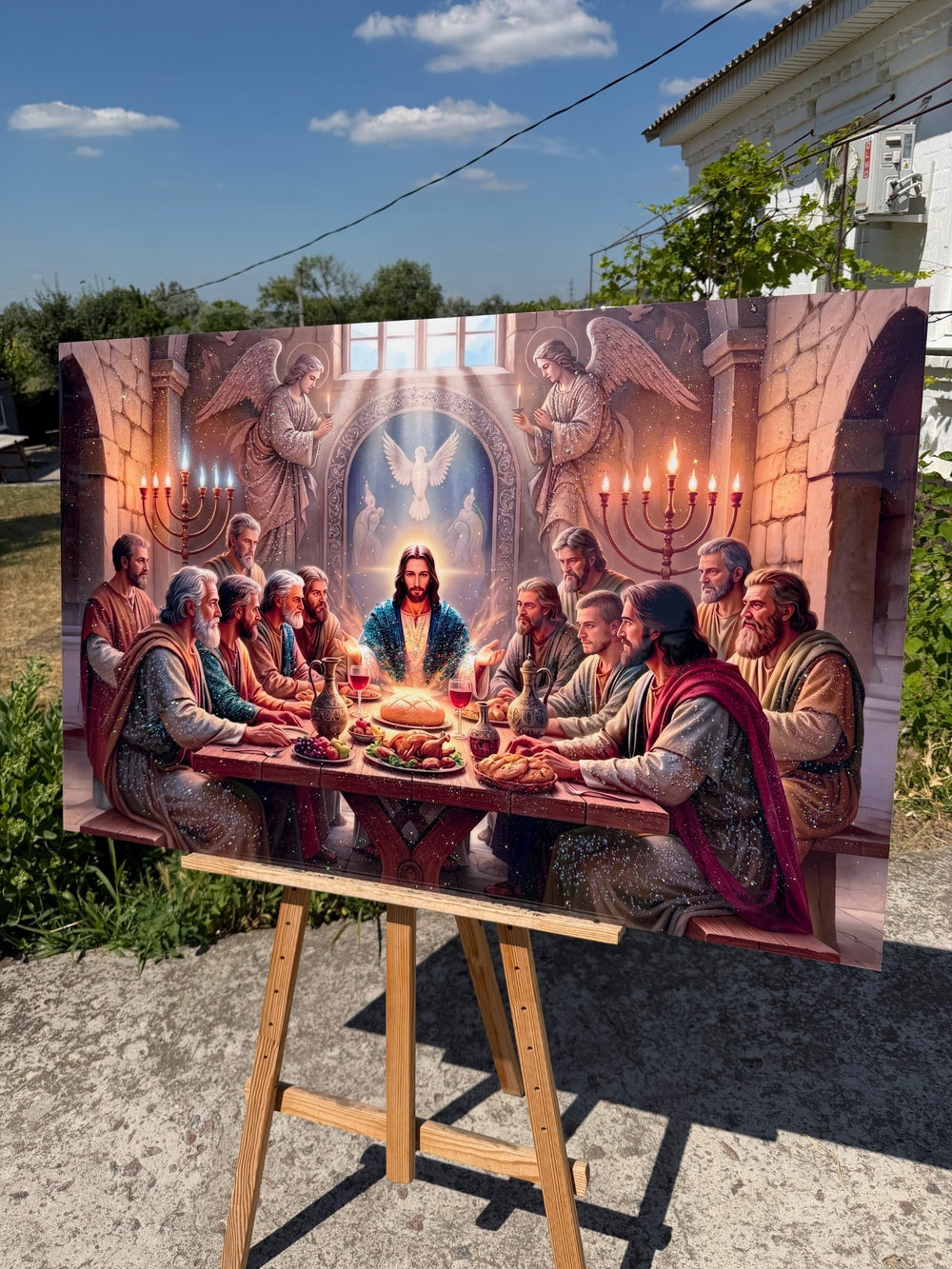 Religious painting CrystalPrintArt