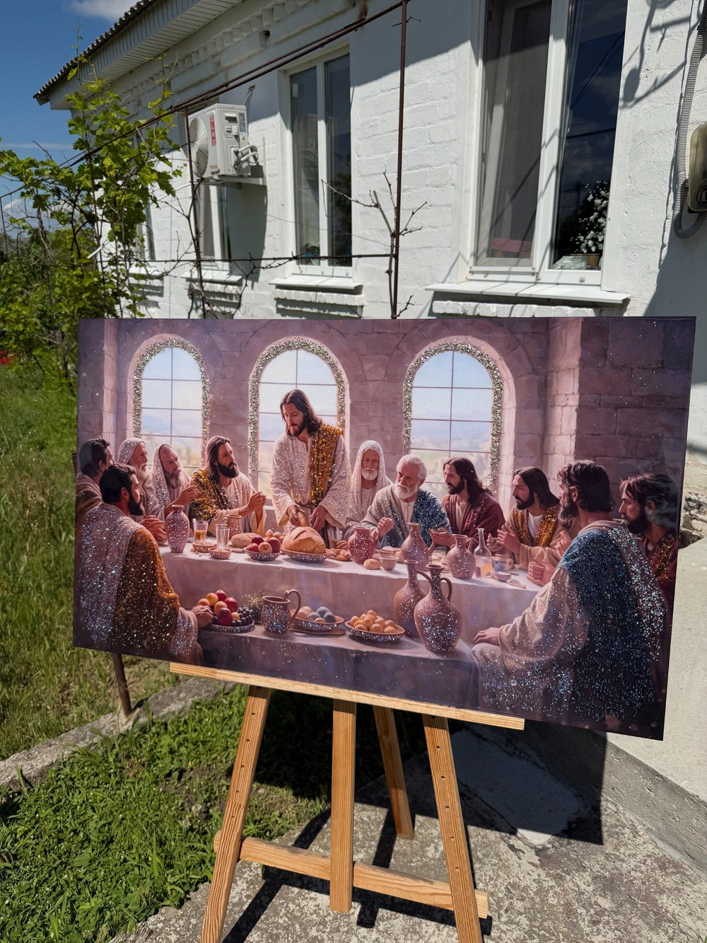 The Last Supper - decorative painting CrystalPrintArt