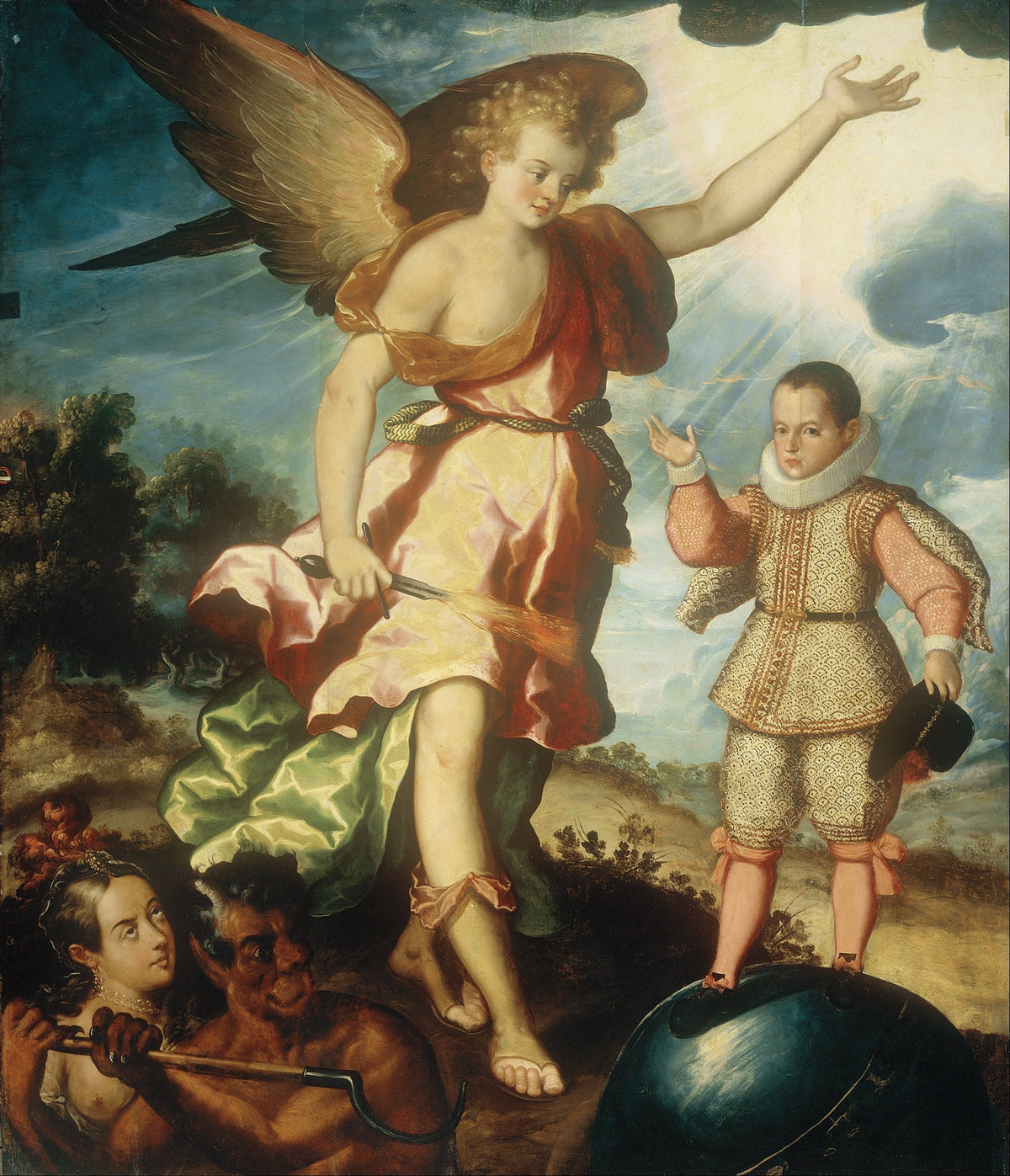 Guardian angel as a symbolic gift for baptism
