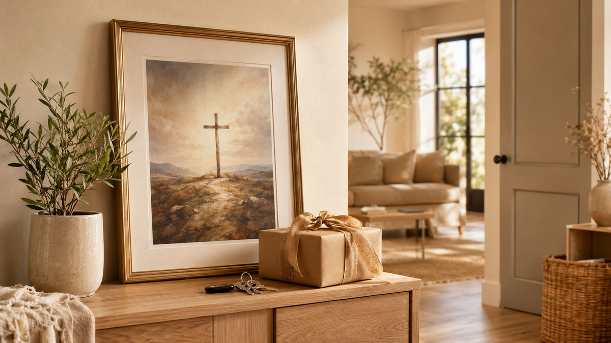 A religious gift for a new home