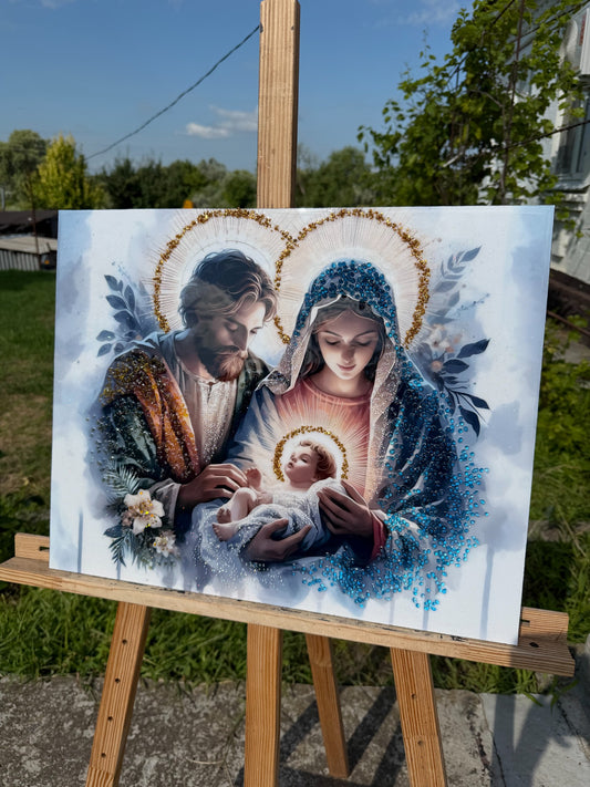Holy Family - Heart of Grace, picture CrystalPrintArt