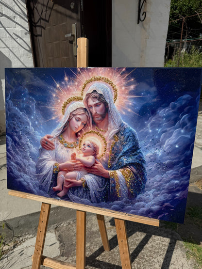 Holy Family - Heavenly Cover, picture CrystalPrintArt