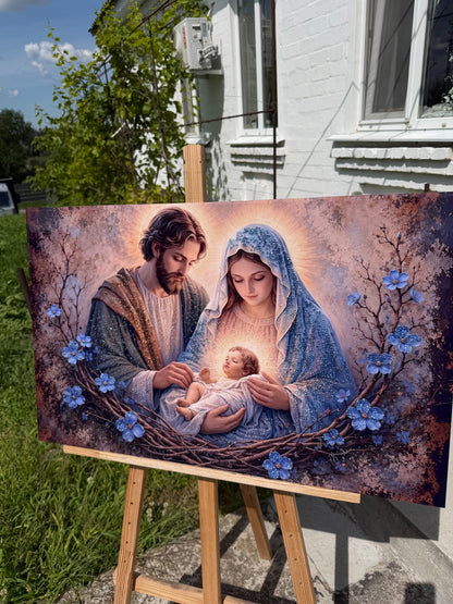 Holy Family - Spring Blessing, picture CrystalPrintArt