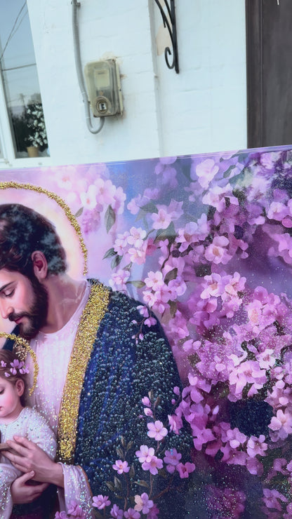 The Holy Family - Lilac Garden of Faith