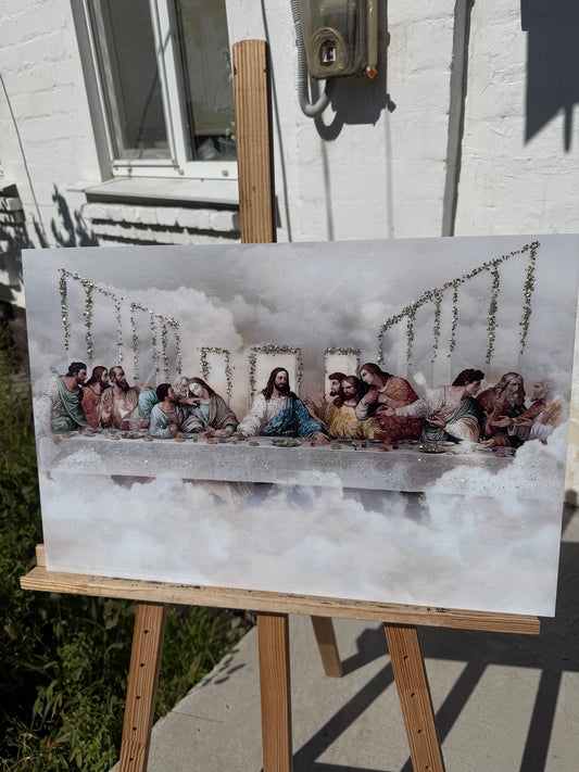 Картина «Таємна вечеря — Небесний спокій» — епоксидна картина Crystal Print Art